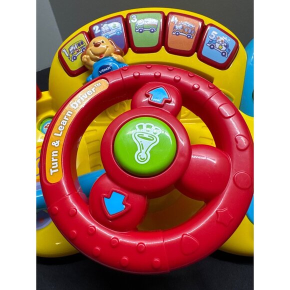 Vtech Turn & Learn Driver Toy With Lights & Sounds - Picture 4 of 10